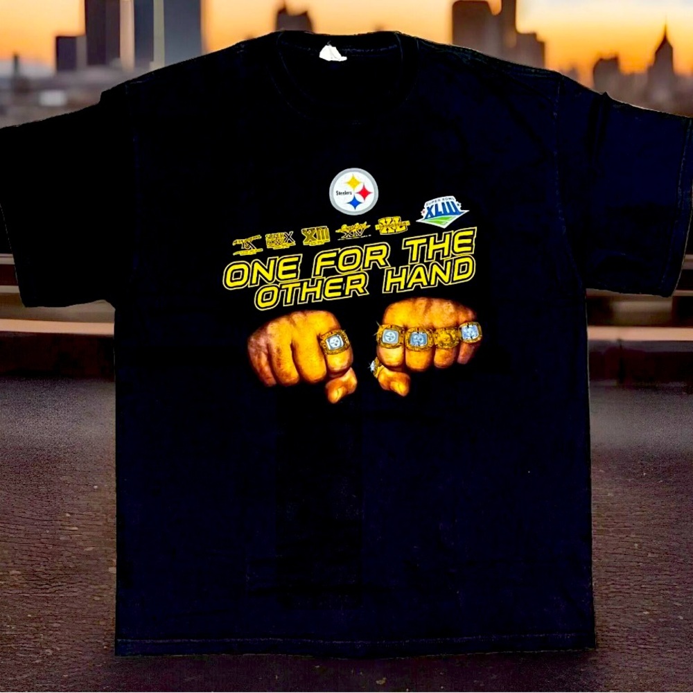 PITTSBURGH STEELER “One For The Other Hand” Jersey Size L